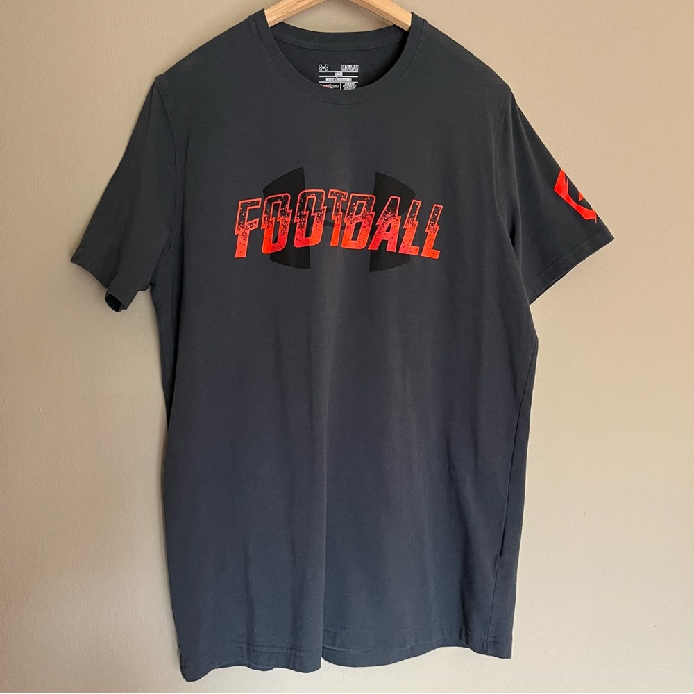 Under Armour Men’s Grey heat gear Short Sleeve T-Shirt